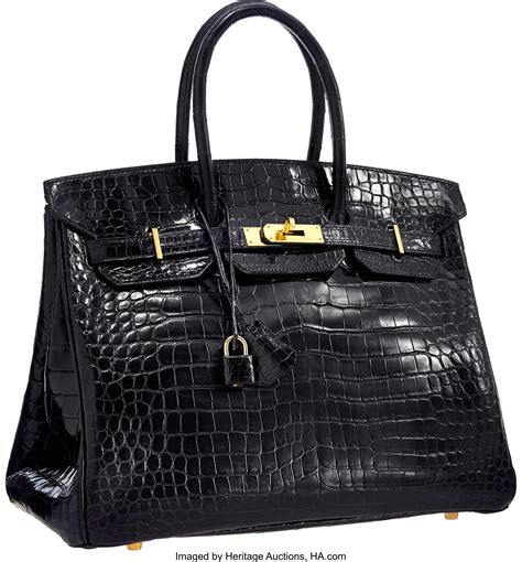 black hermes bag crocodile|black birkin bag price.